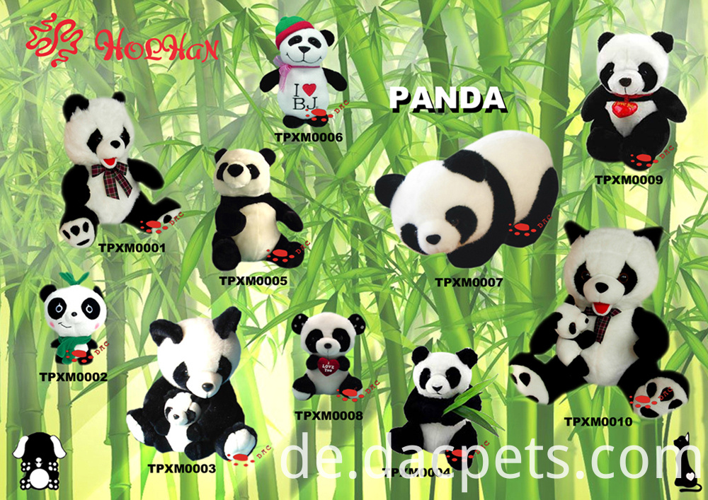 Plüschpanda plush fur panda